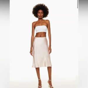 Aritzia slip skirt - Pistachio green